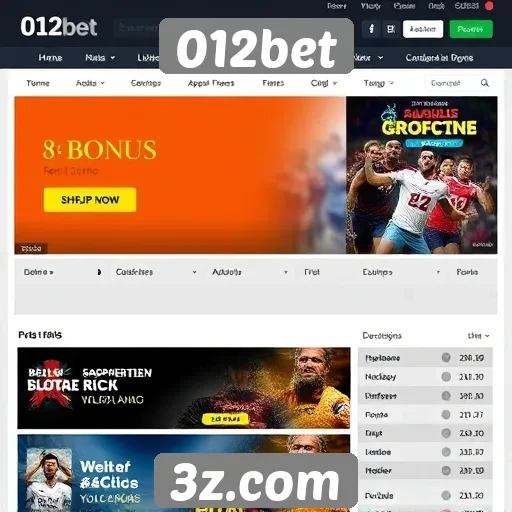 Ofertas e bônus disponíveis na plataforma 012bet